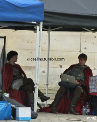 Illustration for article titled Merlin Series 5 Set Photos